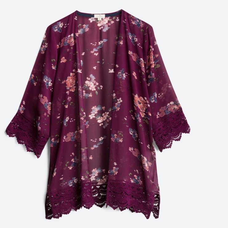 Nwt Mason & Belle Laria Crochet Kimono